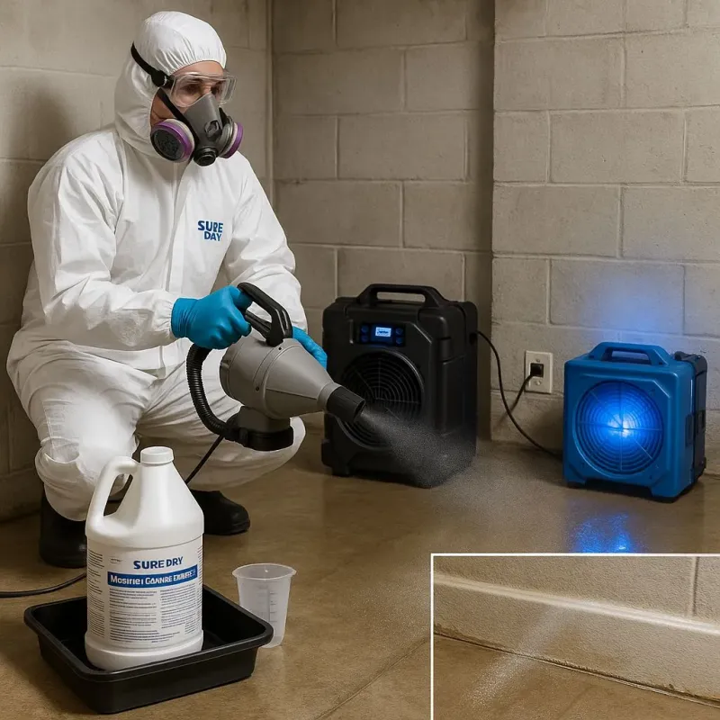 Sanitization and Odor Removal process in Killingly Center, CT