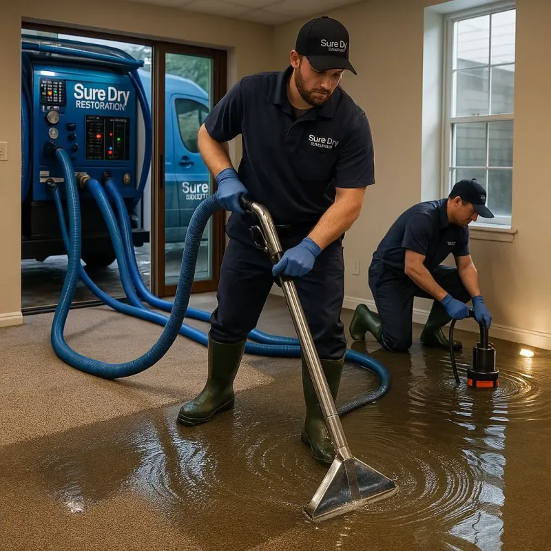 Water Extraction and Removal process in Killingly Center, CT